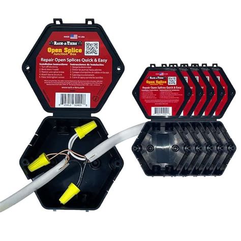 rack-a-tiers open splice junction box|electrical service splice box.